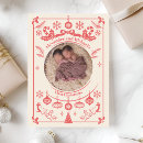Search for twins holiday cards Red