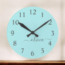 Search for aqua clocks Girly