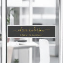 Recherche de metal plaques de porte Noir