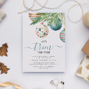 Search for tree trimming invitations Tree decorating party