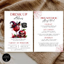 Search for gothic bachelorette party invitations Drink up witches