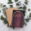 Search for 50 years old invitations Black