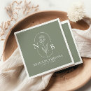 Search for sage green wedding napkins Traditional classic classy