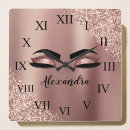 Search for makeup clocks Rose gold