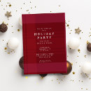 Search for classic christmas invitations Red
