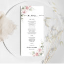 Search for blush pink menus Baby shower