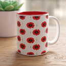 Search for red poppy flowers mugs August birth flower