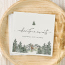 Search for adventure awaits napkins Woodland baby shower