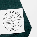 Search for geometric rubber stamps Return address