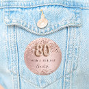 Search for 80th birthday buttons Elegant