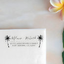 Search for palm trees rubber stamps Elegant