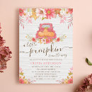 Search for pumpkin truck invitations Pink