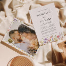 Search for wild flowers wedding invitations Boho chic