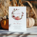 Recherche de peu de citrouille invitations Fleur sauvage