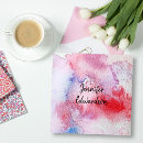 Recherche de roses rouges cartes visite Aquarelle