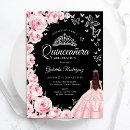 Search for pink butterfly quinceanera invitations Floral