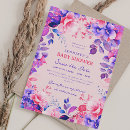 Search for save the date baby shower invitations Purple