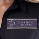 Recherche de metal name tags Employee