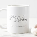 Search for best teacher ever coffee mugs End of year