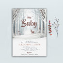 Search for woodland deer baby shower invitations Baby its cold outside