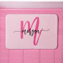 Recherche de hot pink bath mats Monogramme