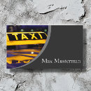 Search for taxi driver business cards Modern