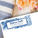 Search for toile return address labels Blue