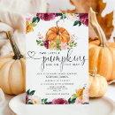 Search for twin pumpkin baby shower invitations Orange
