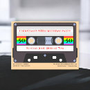 Search for vintage cassette tape invitations Trendy