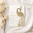 Search for white peacock invitations Elegant bird