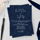 Recherche de starry night wedding invitations Écrit dans les étoiles
