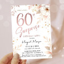 Recherche de rose gold surprise anniversaire invitations 60 et fabuleux