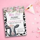 Recherche de taches vache invitations Rose