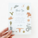 Search for cowboy thank you cards Western