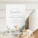 Search for bird of paradise bridal shower invitations Hibiscus