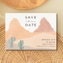 Search for boho wedding save the dates Desert