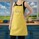 Recherche de moutarde tabliers Mustard yellow