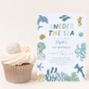 Search for oneder the sea invitations Blue
