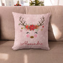 Search for rose gold christmas pillows Girly