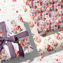 Search for first birthday wrapping paper Baby girl