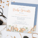 Search for pumpkin baby sprinkle invitations Watercolor