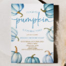 Search for white pumpkin birthday invitations Boy