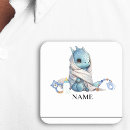 Recherche de dragon bleu autocollants Bébé