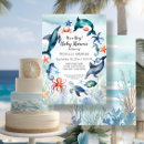 Recherche de dolphin baby shower invitations Mother to be