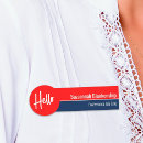 Search for red white blue name tags Political