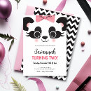 Search for panda bear birthday invitations Kids birthday party