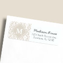 Search for damask wedding return address labels White
