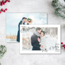 Search for our first christmas cards Typography
