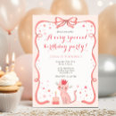 Search for pretty kitty invitations Pink