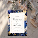 Search for navy blue cream wedding invitations Botanical